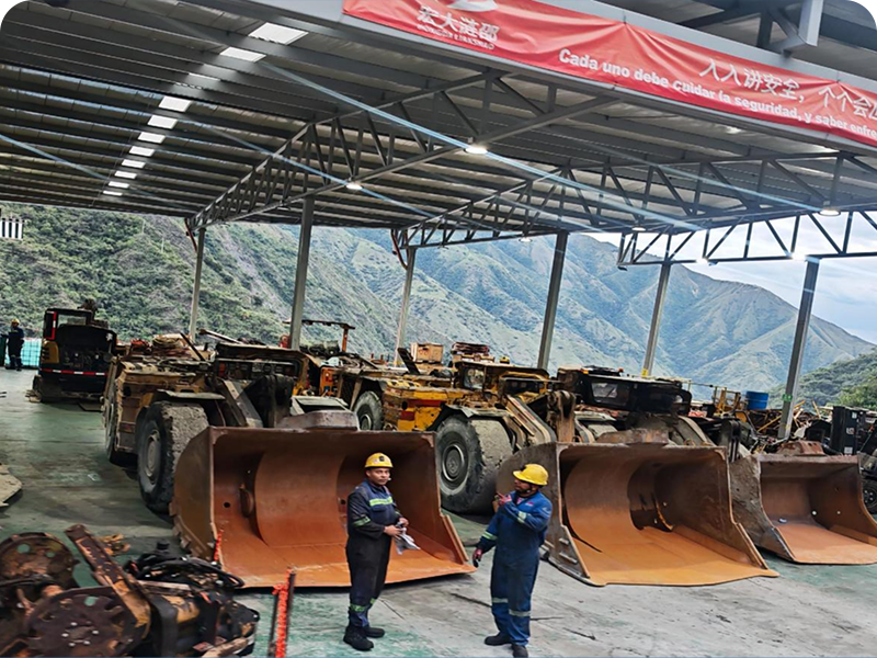 Caricatori e camion per miniere sotterranee al progetto FAMBITION in Colombia
